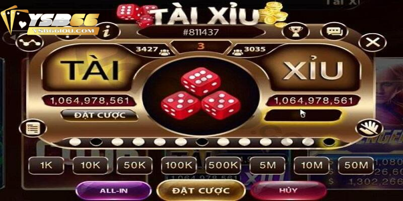 Tài Xỉu YSB66, Trò Chơi Cổ Điển Với Cơ Hội Kiếm Tiền Lớn 1 Khám phá tài xỉu YSB66 với nhiều điểm đặc sắc